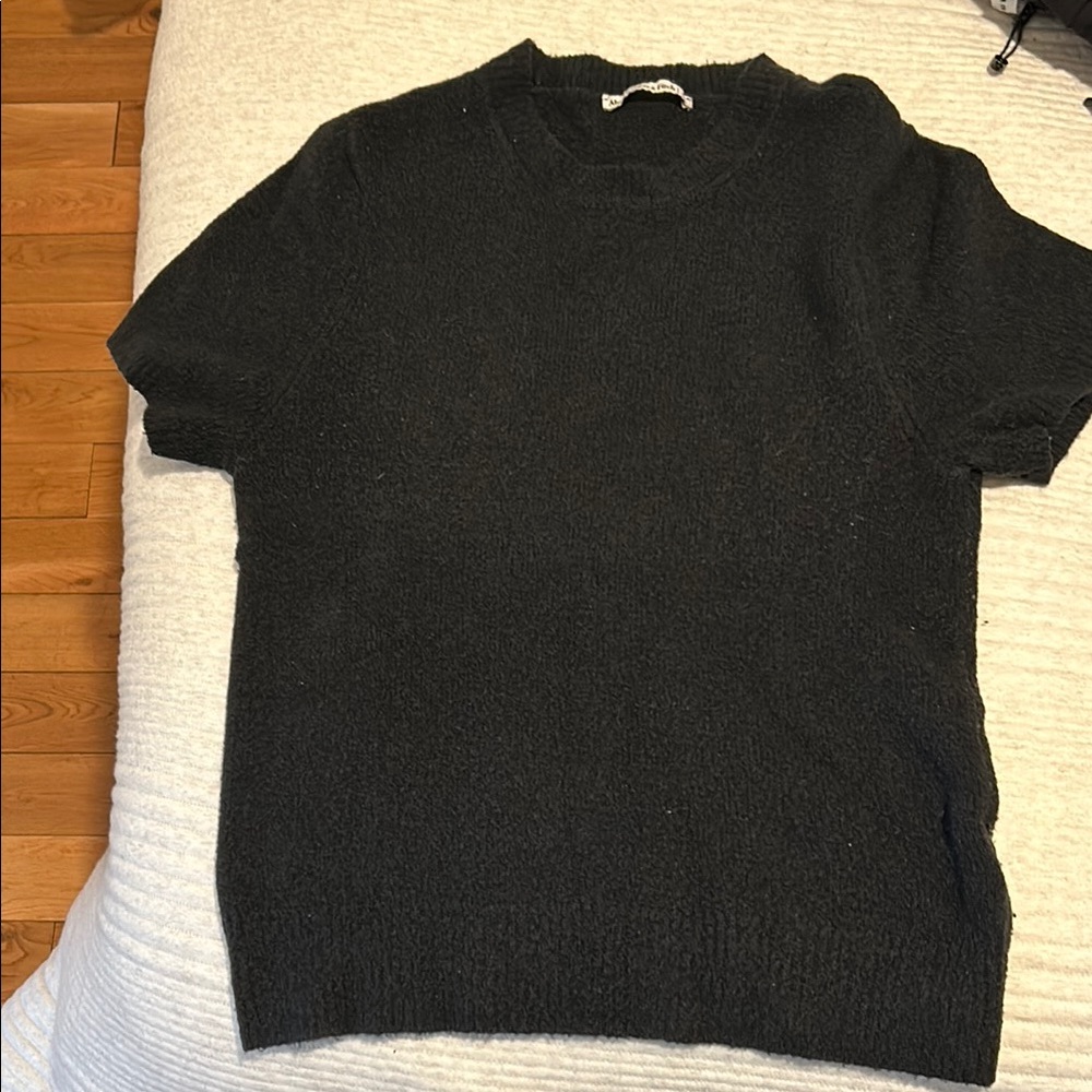Abercrombie & Fitch Black Crewneck Sweater